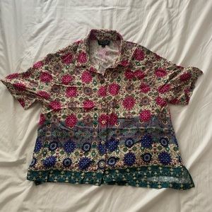 Top shop multicolored shirt